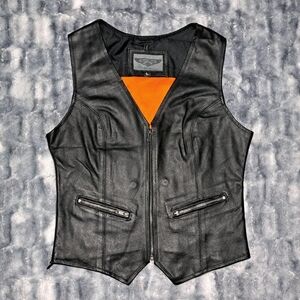 Dream Apparel Black Leather Vest
